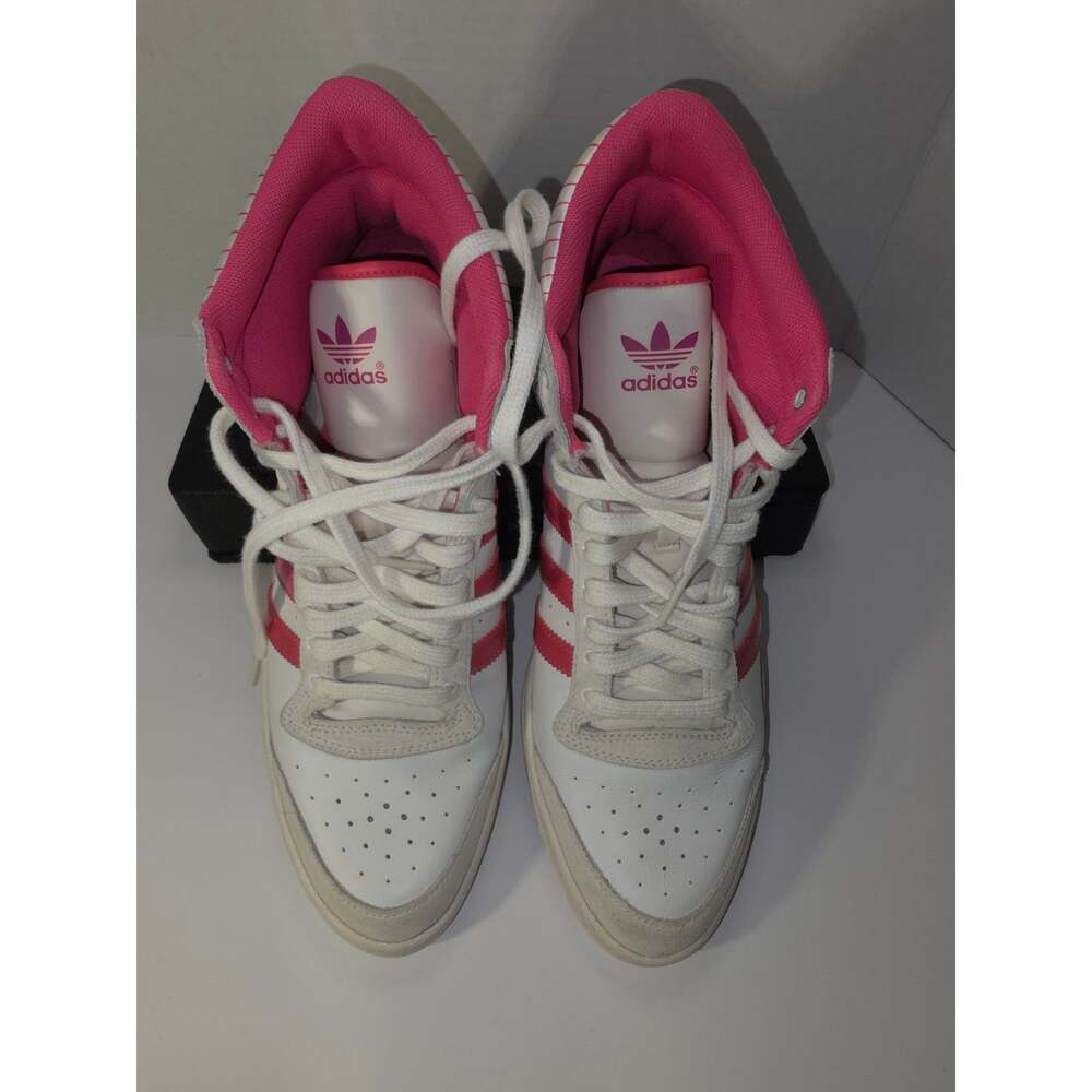 adidas Top Ten Hi Sleek Women's US 10 White Pink V22854 Sneakers - Picture 4 of 8